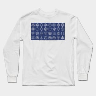 Snow Crystals Long Sleeve T-Shirt